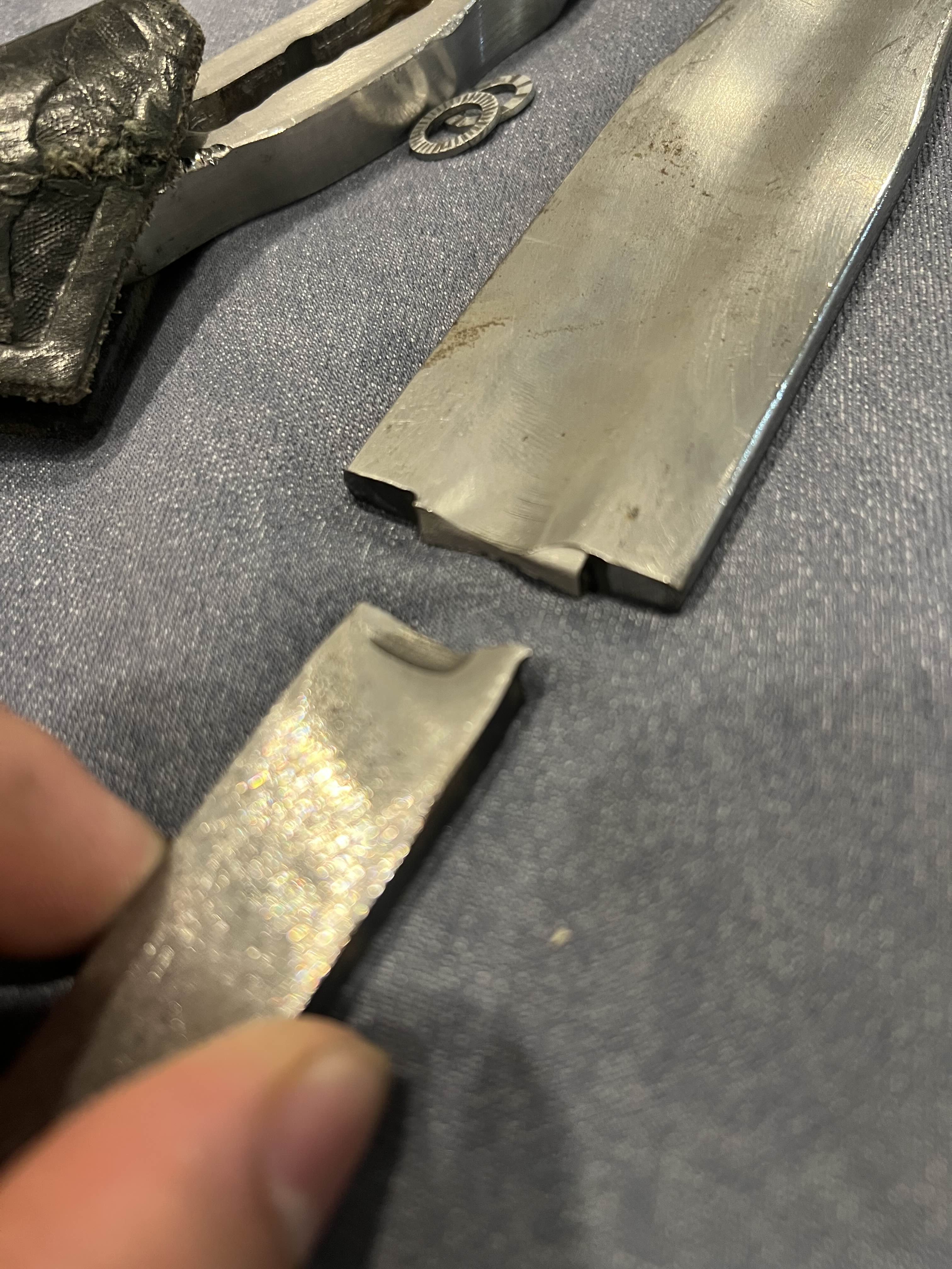 Example of Broken Sword at the Blade Shoulders