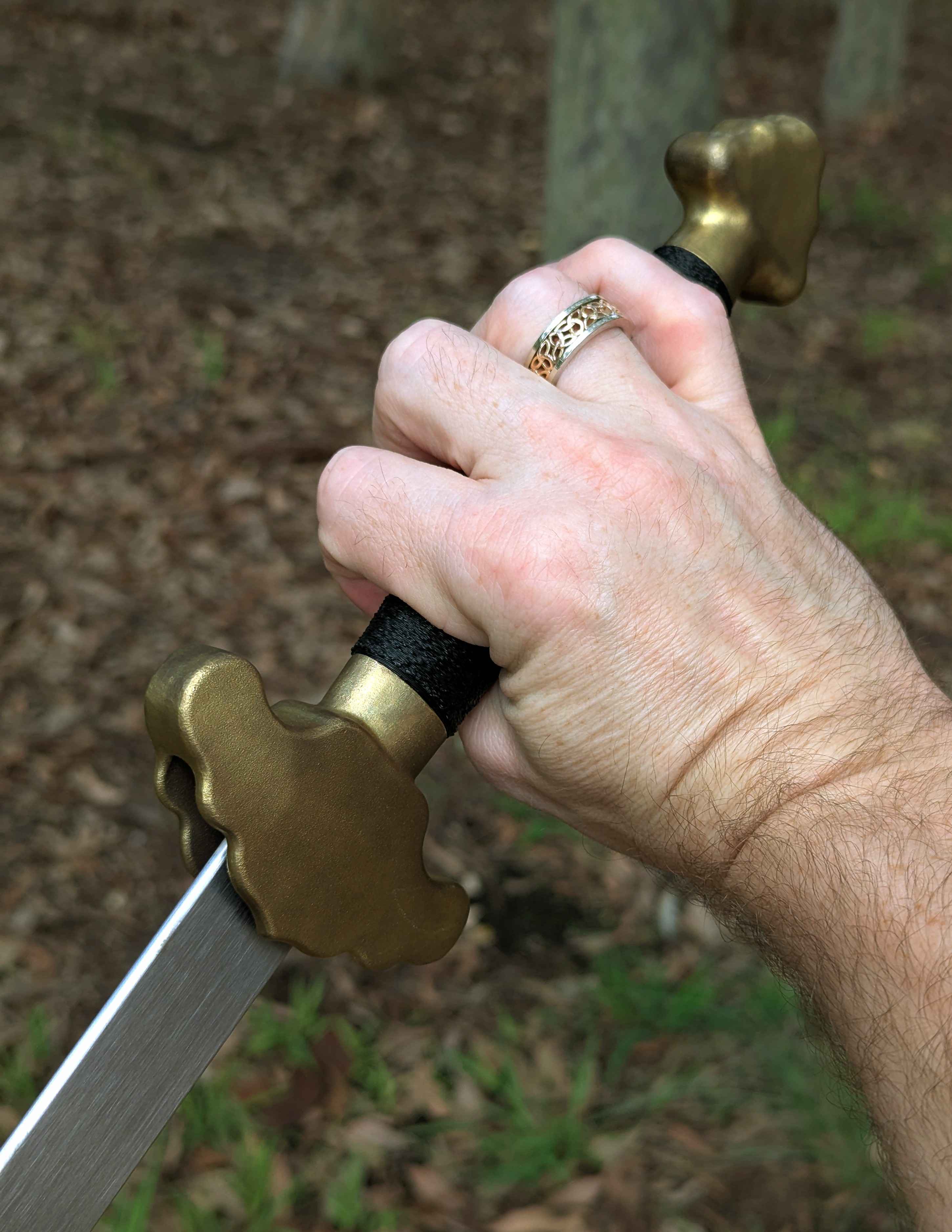 Castille Armory Sparring Jian close up